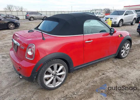 2014 Mini Roadster Cooper from USA, damaged, VIN WMWSY1C59ET625823